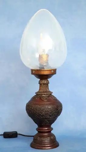 Original Jugendstil Amphoren Tischlampe Schreibtischleuchte um 1910