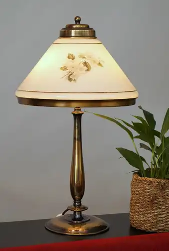 Messinglampe Tischleuchte Lampe Unikat Tischleuchte Landhaus Unikat