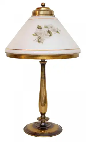 Lampe en laiton lampe lampe de table lampe unique maison de campagne Unikat