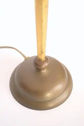 Art Deco Design Tischlampe "GOLDEN CHALICE" Messinglampe Einzelstück