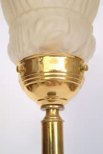 Art Deco Design Tischlampe "GOLDEN CHALICE" Messinglampe Einzelstück