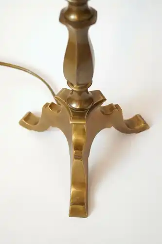 Art Deco Bankerlampe Schreibtischleuchte Pilzleuchte Messinglampe 1940