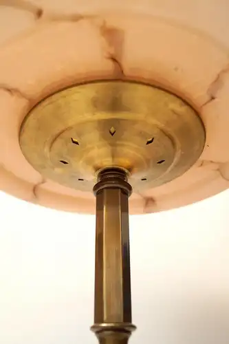 Art Deco Bankerlampe Schreibtischleuchte Pilzleuchte Messinglampe 1940