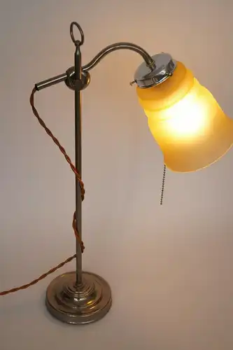 Original Art Déco Kontorleuchte Arbeitslampe 1920 Leselampe