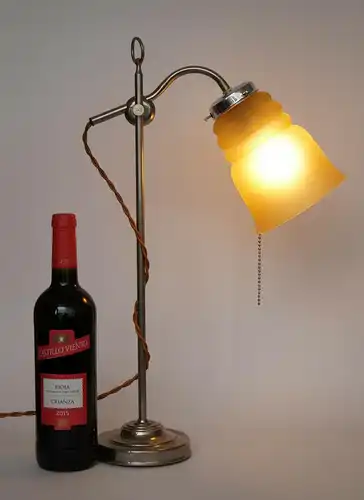 Original Art Déco Kontorleuchte Arbeitslampe 1920 Leselampe