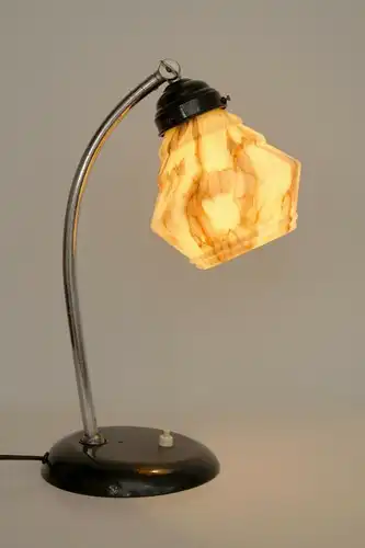Original Art Déco Bauhaus Lampe Dell Tischlampe Schreibtisch Industrial