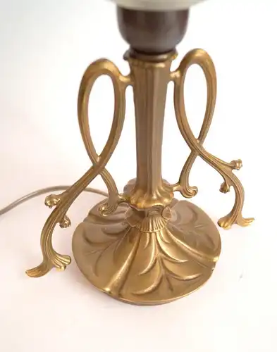 Lampe de table en laiton garantie Unicat Art Nouveau Berlin