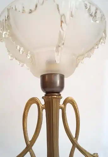 Garantiertes Unikat Jugendstil Tischleuchte Tischlampe Messinglampe Berlin