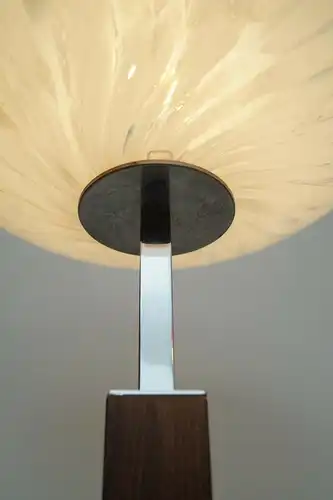 Bauhaus Art Déco Lampe Schreibtisch Chrom "LIGHTNING SAUCER" Unikat Leuchte