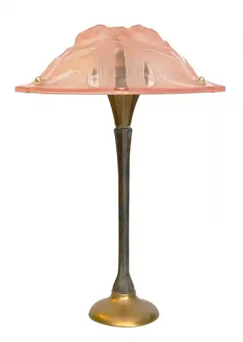 Design Lampe de table unique "ROSES KISS" Lumières en laiton collectionneurs Berlin Art Déco