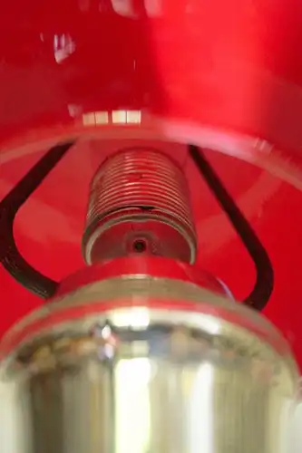 Original 70ties design lampe de table "POPPY" corps de verre lampe vintage