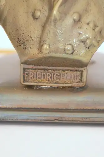 Jugendstil Lampe Schreibtischlampe "THE GREAT FRITZ" Messinglampe Leuchte
