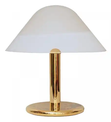 Lampe de table design italien Lustre de bureau laiton années 1980 Lumières en laitons