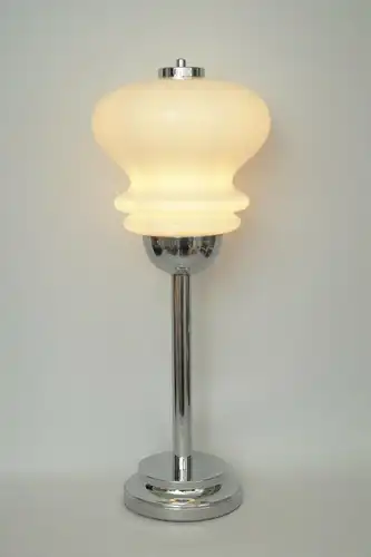 Retro Vintage Seventies Art Déco lampe de table unique lampe à table chrome