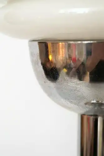 Retro Vintage Seventies Art Déco lampe de table unique lampe à table chrome