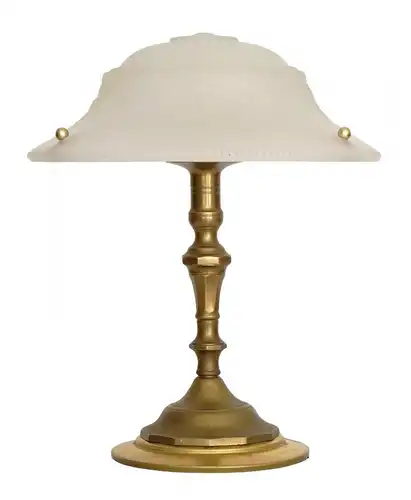 Art Deco Design Tischleuchte "AMERICAN SWING"  Messinglampe Unikat zierlich