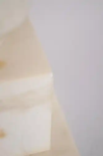 Einzelstück Art Deco Schreibtischleuchte "WHITE LIGHTS" Tischlampe Onyx