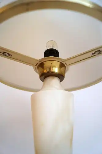 Einzelstück Art Deco Schreibtischleuchte "WHITE LIGHTS" Tischlampe Onyx