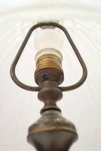 Design Unikat Art Déco Schreibtischleuchte Messinglampe Berliner Tischlampe