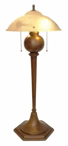 Grande lampe originale Art Déco "SEATTLE TOWER" lampe bancaire 85 cm de haut