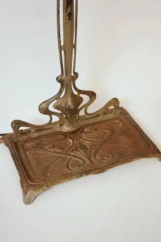 Grande lampe de table Art Nouveau unique "MOON FLOWER" Unikat