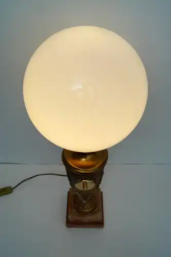 Große Jugendstil Prunkleuchte Tischlampe Schreibtisch Amphorenleuchte