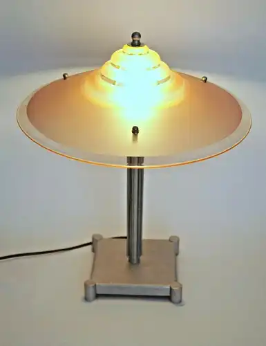 Art Déco Schreibtischleuchte "PINK POP" Unikat 1930 Tischlampe