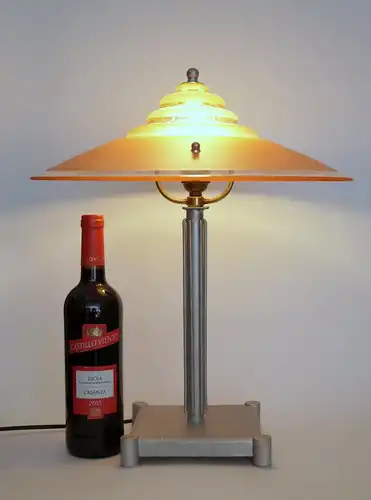 Art Déco Schreibtischleuchte "PINK POP" Unikat 1930 Tischlampe