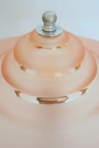 Art Déco Schreibtischleuchte "PINK POP" Unikat 1930 Tischlampe