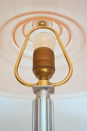 Art Déco Schreibtischleuchte "PINK POP" Unikat 1930 Tischlampe