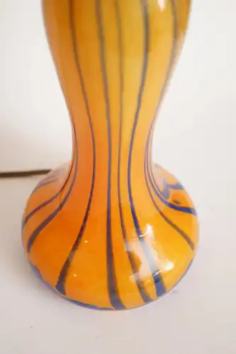 Design Glas Tischleuchte Einzelstück Unikat Pop Art Tischlampe Glaslampe