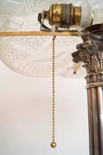 Art Deco Lampe Tischleuchte "EARTH PILLAR" Einzelstück Leuchte Unikat