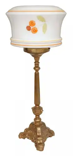 Unique bureau original Art Nouveau lampe de table en laiton 1920