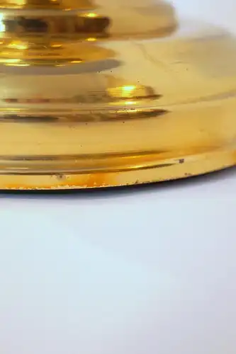 Art nouveau Lampe de table Unikat "GOLDEN BLUE" Lumières de bureau Ferme