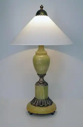 Unikat Tischleuchte Jugendstil Schusterschirm Schreibtischlampe