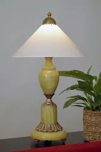 Unikat Tischleuchte Jugendstil Schusterschirm Schreibtischlampe
