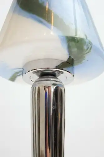 Ungewöhnliche Chrom Design Tischleuchte Nachttisch Tischlampe