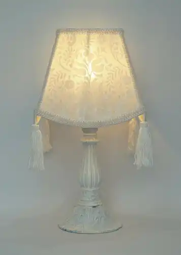 Shabby Chic Tischlampe romantisch Jugendstil Retro Vintage Nachttischleuchte