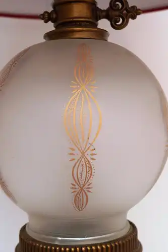 Grande lampe de table de salon Boîtier de verre Lampe de salle de bain Art Nouveau