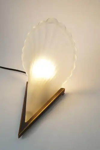 Sehr elegante Art Déco Wandlampe Wandleuchte "WALL SHELL"