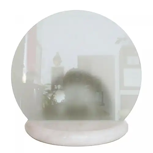 Lampe de design LED "THE CIRCLE" L'objet lumineux de marbre 1980 Lumières de sol