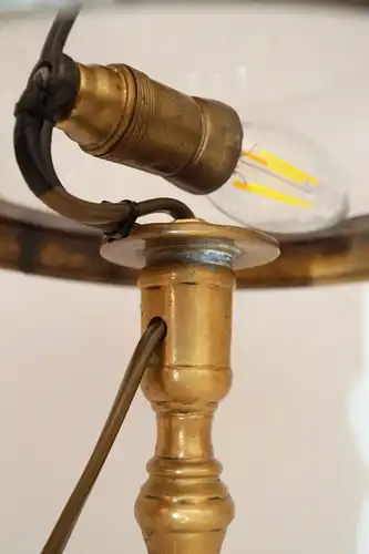 Unikate original Jugendstil Tischlampe Messinglampe Tischleuchte