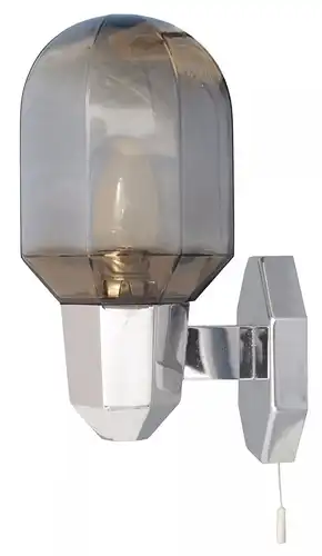 Original 70er Jahre Seventies Retro Wandleuchte Wandlampe Chrom Panton Ära Chrom