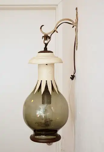 Wunderschöne Jugendstil Landhaus Wandleuchte Laterne Wandlampe