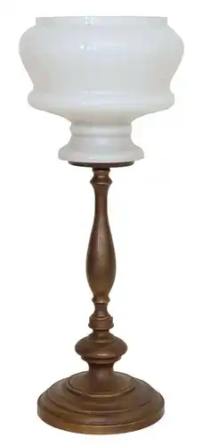 Unikat Klassische Jugendstil Art Deco Tischlampe Leuchte Messing Messinglampe