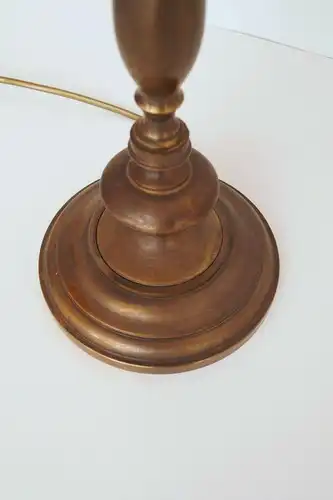 Unikat Klassische Jugendstil Art Deco Tischlampe Leuchte Messing Messinglampe