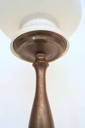 Unikat Klassische Jugendstil Art Deco Tischlampe Leuchte Messing Messinglampe