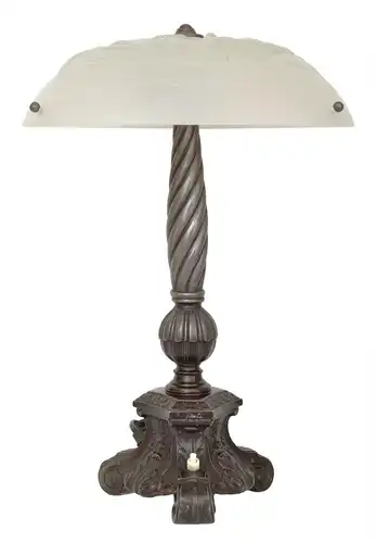 Jugendstil Lampe Tischlampe France Lampe "GOLDEN GOOSE" Leuchte