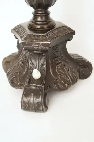 Magnifique lampe de table Art Nouveau France lampe "GOLDEN GOOSE"