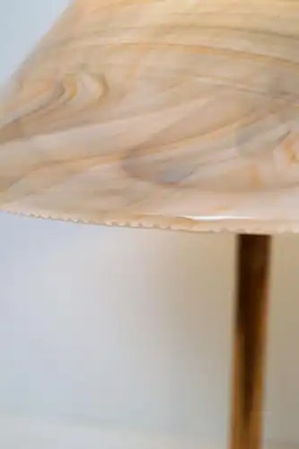 Belle lampe en laiton Berlin lampe de table unique bureau parachute